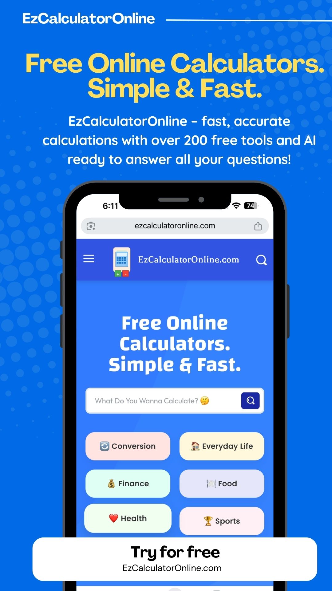 EzCalculator Online