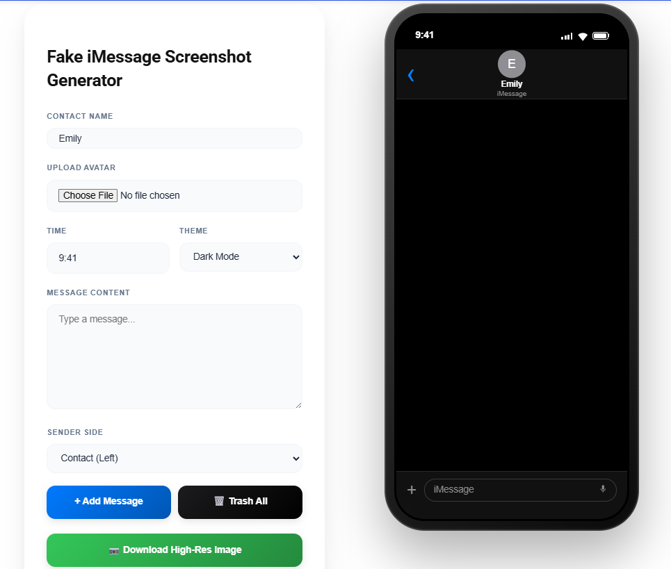 Fake.i Redymins iMessage Fake Screenshot Generator – Create Realistic iPhone